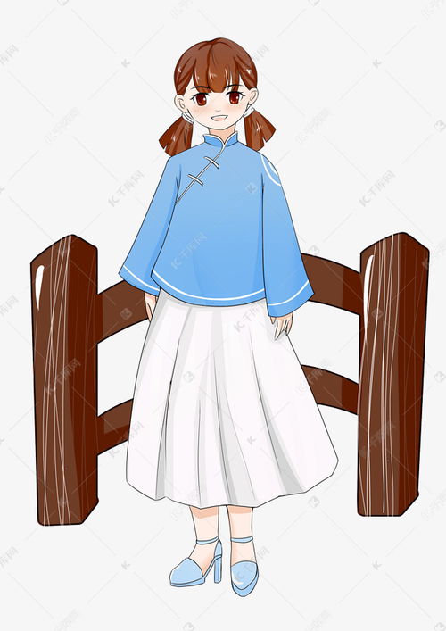 手绘近代服饰美女人物插画素材图片免费下载 千库网
