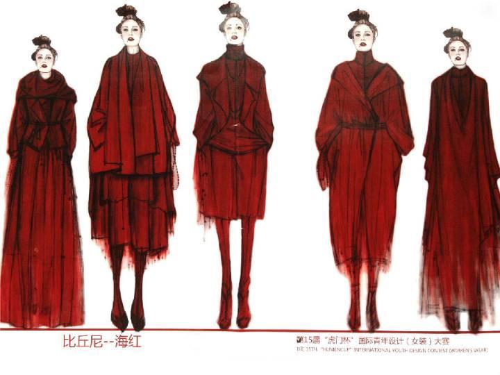 比丘尼-海红-大赛作品设计-服装设计