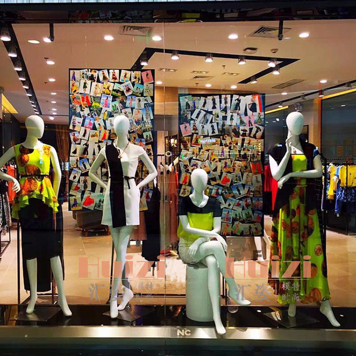 服装模特道具女全身服装店展示人台橱窗陈列汇姿模特