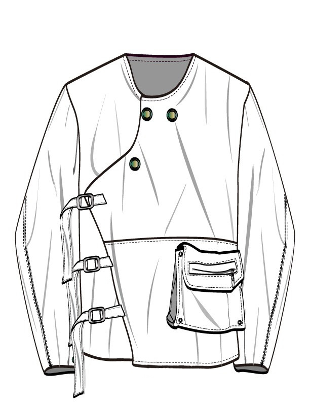 服装款式图|服装|休闲/流行服饰|鱼若蓝 
