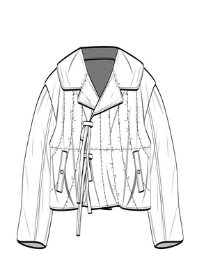 服装款式图|服装|休闲/流行服饰|鱼若蓝 