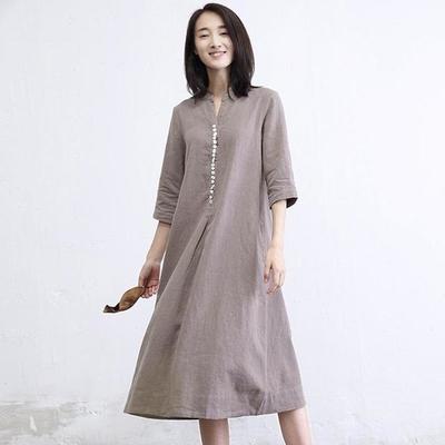 质朴棉麻服饰,享受悠然复古国风