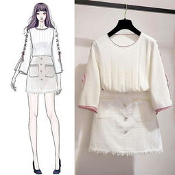 服装设计手绘与成品